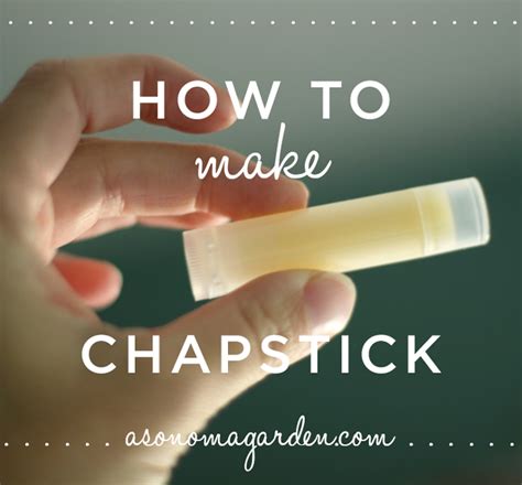 how to make chapstick out of beeswax youtube
