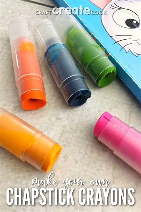 how to make chapstick with crayons