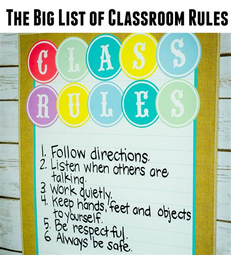 How To Make Classroom Rules Kids Actually Follow Fifth Grade Rules - Fifth Grade Rules