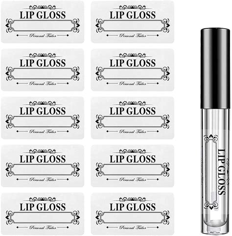 how to make clear lip gloss labels template