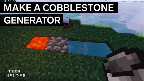 how to make cobblestone minecraft