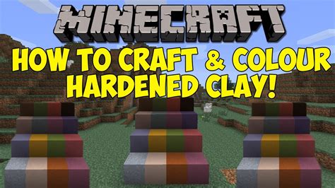 how to make colored clay in minecraft