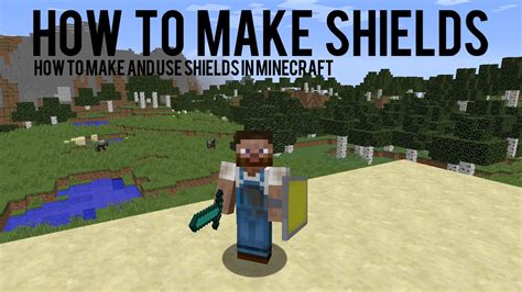 how to make colored shields in minecraft
