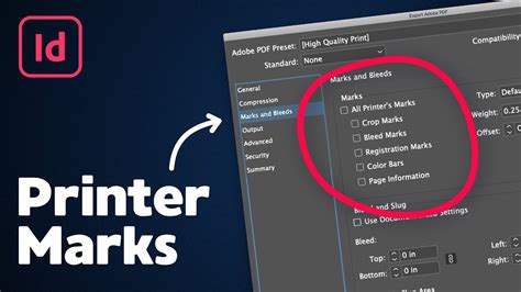 how to make crop marks in indesign