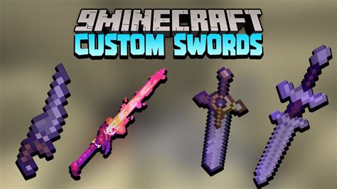 how to make custom swords in minecraft
