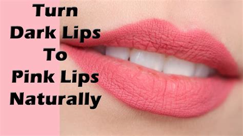 how to make dark lips pink again