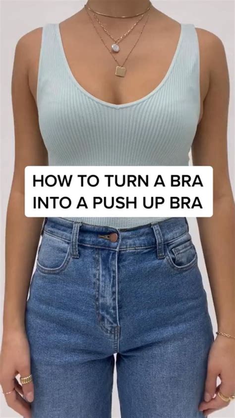 How to make diy push up bra