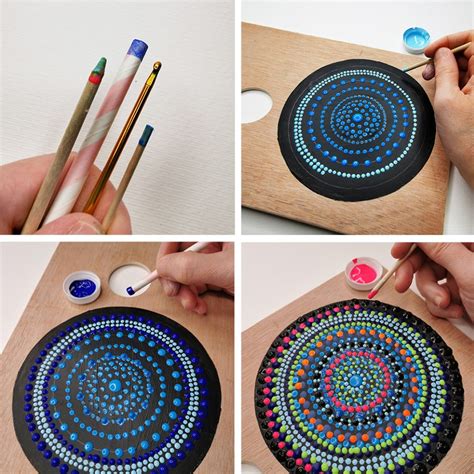 How To Make Dot Painting Dot Painting Ideas Dot Drawing For Kid - Dot Drawing For Kid