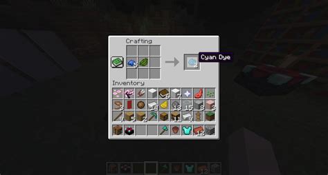 how to make dye in minecraft