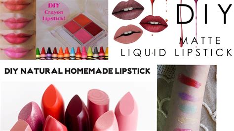 how to make easy lipstick at home youtube
