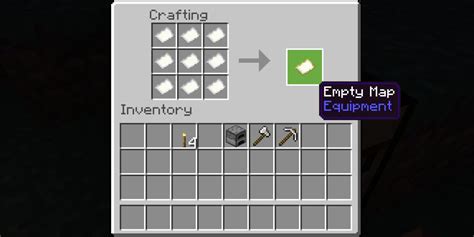 how to make empty map in minecraft