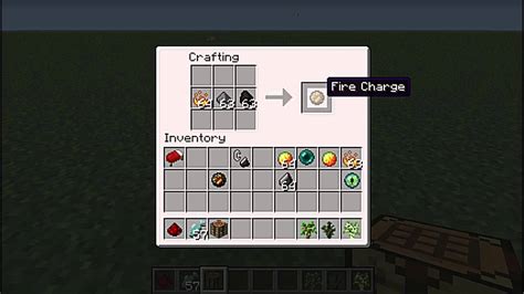 how to make fire charge in minecraft