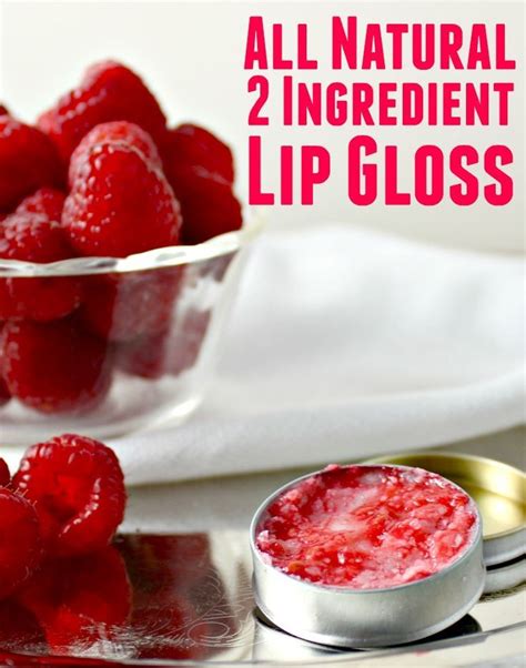 how to make fruity lip gloss ingredients