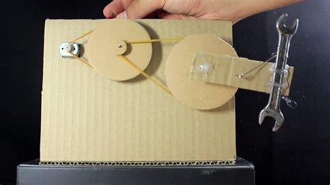 how to make gears out of cardboard