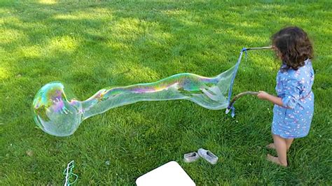 How To Make Giant Bubbles Outdoor Science For Bubbles Science Experiments - Bubbles Science Experiments