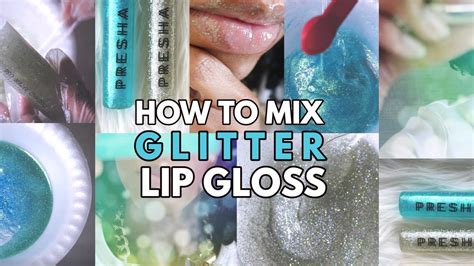 how to make glitter lip gloss to sell
