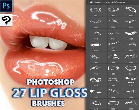 how to make glossy lips photoshop