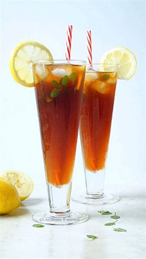 how to make healthy lemon iced tea