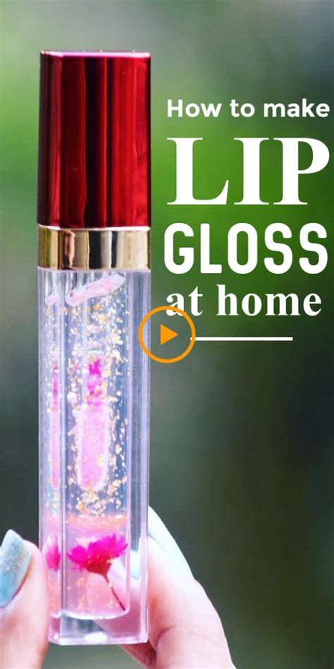 how to make homemade lip gloss easy videos