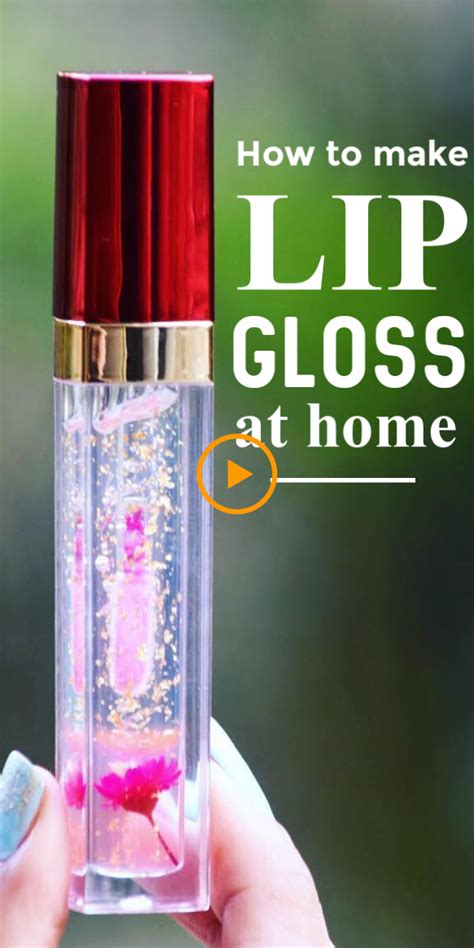 how to make homemade lip gloss recipe