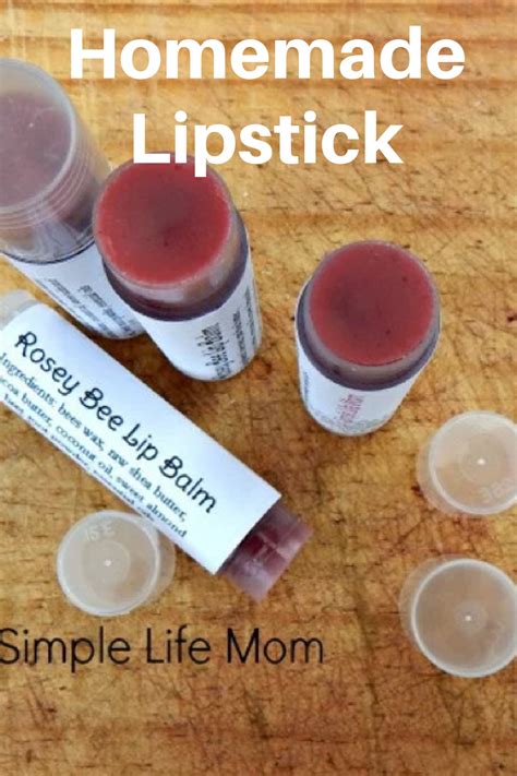 how to make homemade lipstick easy for a