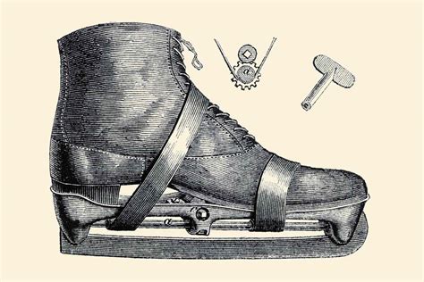 how to make ice skates look oldest