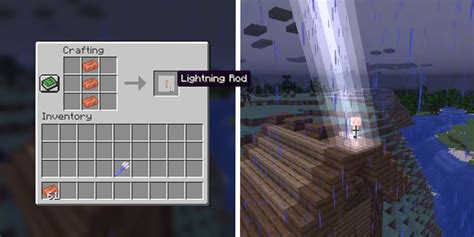 how to make it lightning in minecraft