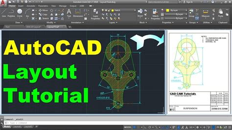 how to make layout in autocad
