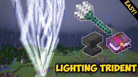 how to make lightning in minecraft