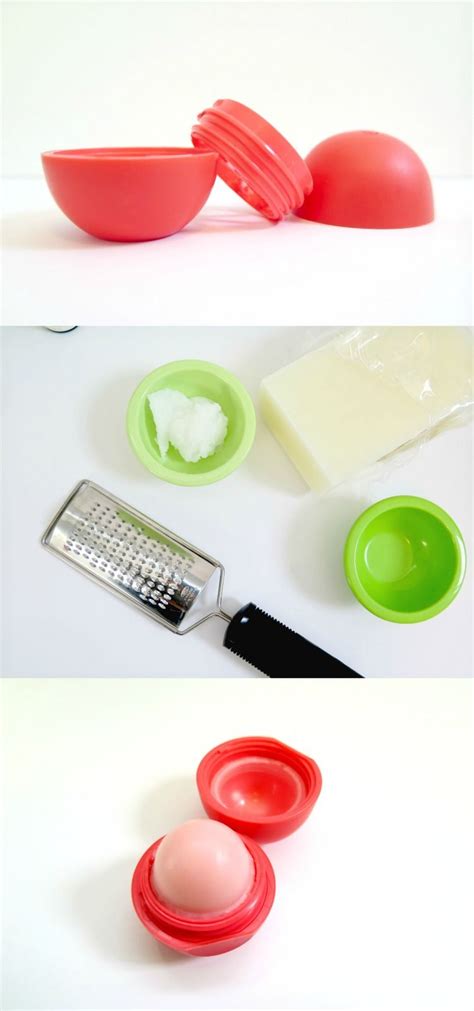 how to make lip balm in eos containers