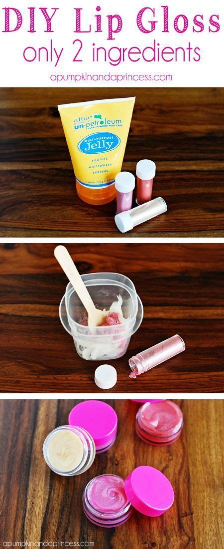 how to make lip gloss 2 ingredients without