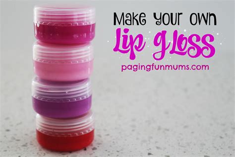 how to make lip gloss without oil paint