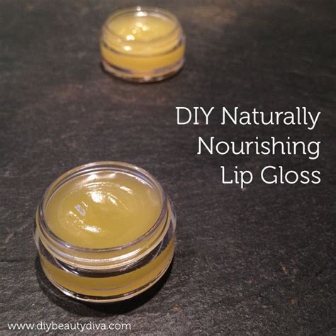 how to make lip gloss with castor oil