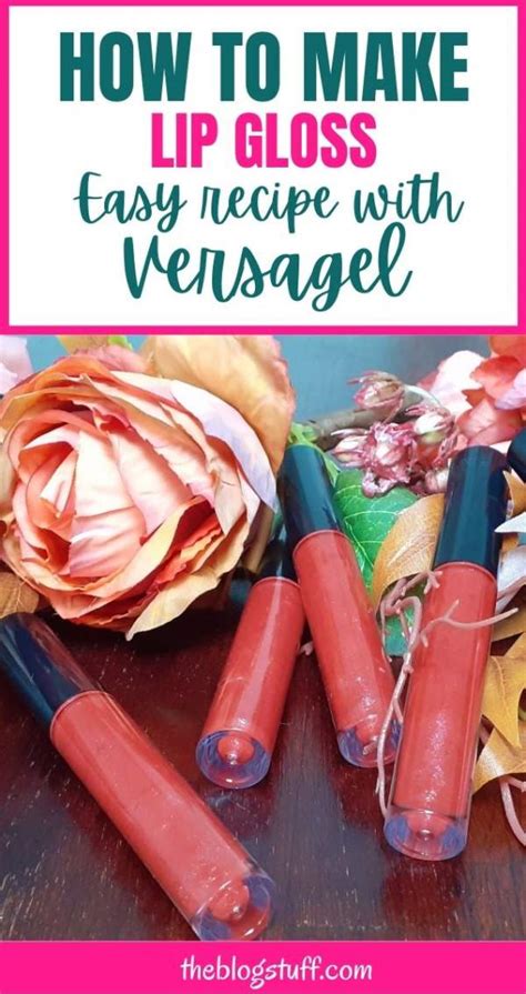 how to make lip gloss with versagel recipes