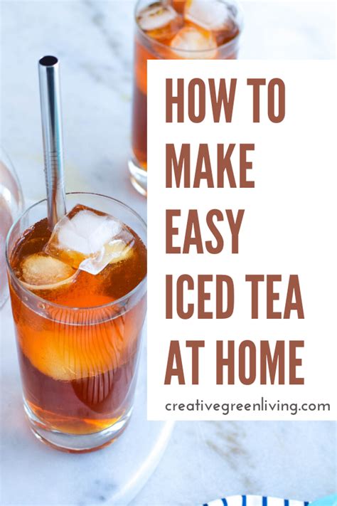how to make lip iced tea at home
