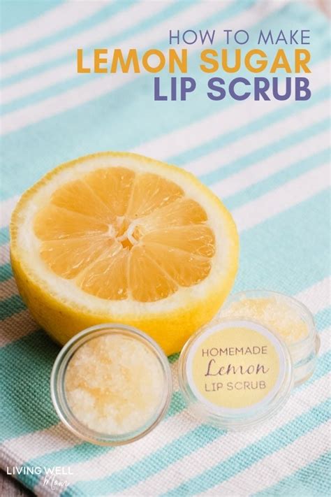 how to make lip scrub without oil