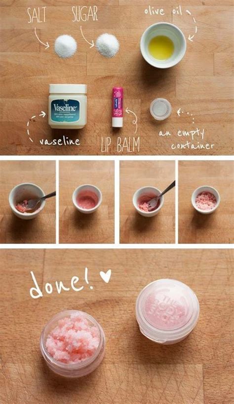 how to make lip scrub without sugar vinegar