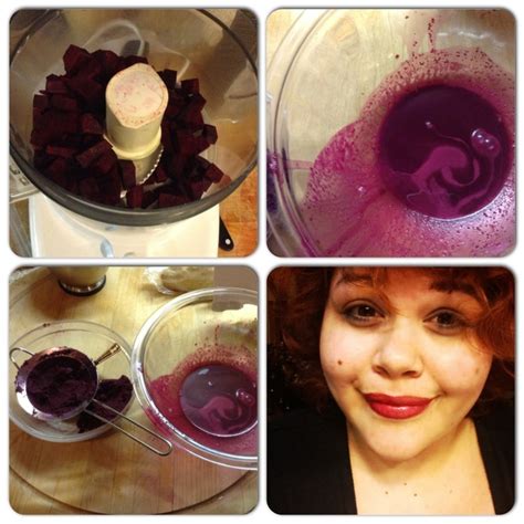 how to make lip stain from beets leaves