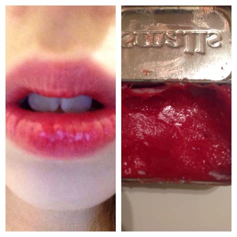 how to make lip stain with food coloring