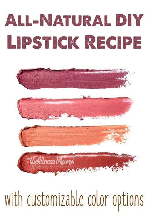 how to make lipstick at home naturally hair