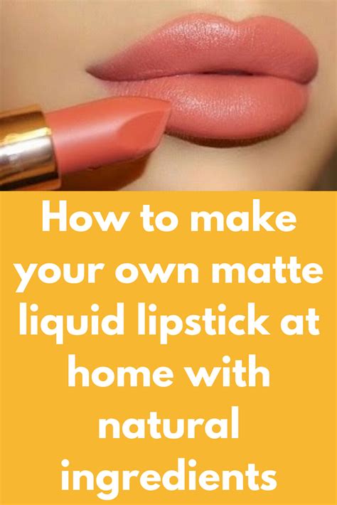 how to make lipstick liquid spray ingredients