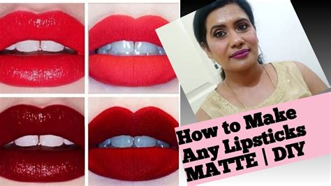 how to make lipstick matte diy gel