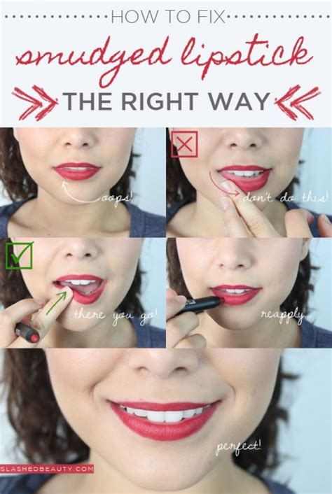 how to make lipstick smudge freeze without