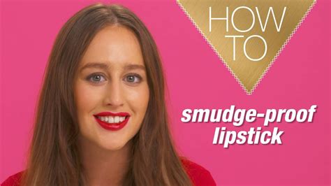 how to make lipstick smudge proof glasses without