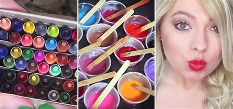 how to make lipstick using crayons