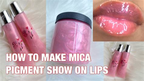 how to make lipstick with mica powder spray