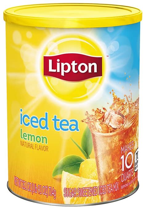 how to make lipton iced tea powder label