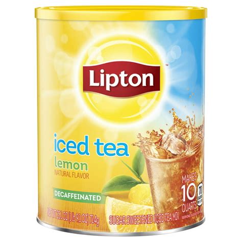 how to make lipton iced tea powder