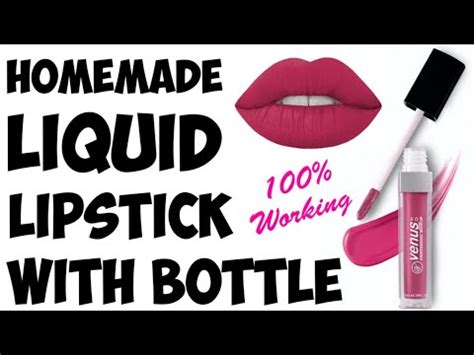 how to make liquid lipstick from scratch homemadey