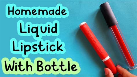 how to make liquid lipstick lighter at home